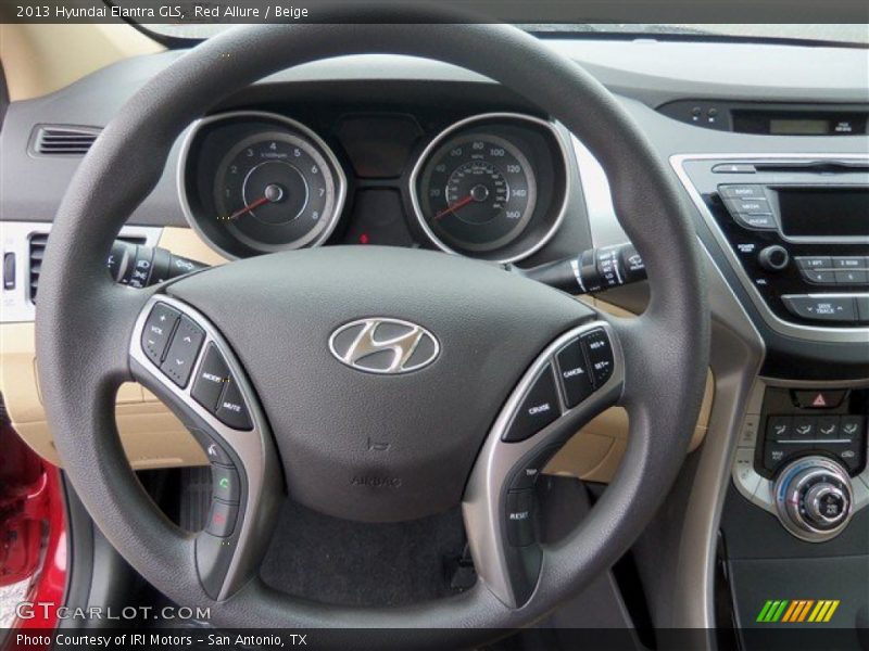 Red Allure / Beige 2013 Hyundai Elantra GLS
