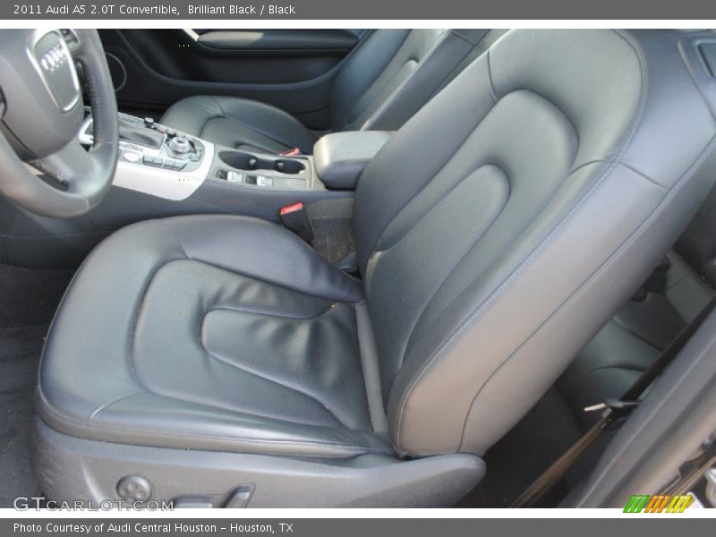 Front Seat of 2011 A5 2.0T Convertible
