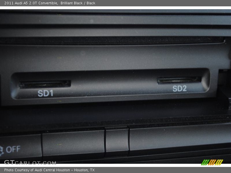 Brilliant Black / Black 2011 Audi A5 2.0T Convertible