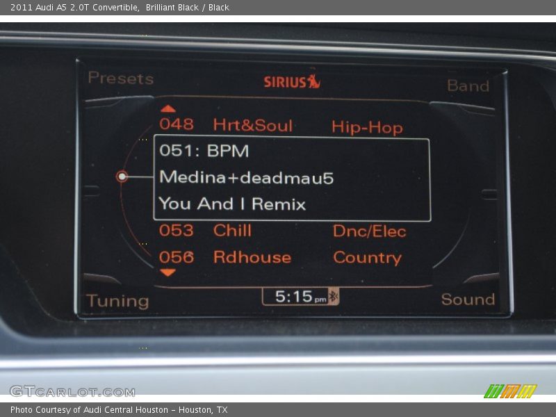Brilliant Black / Black 2011 Audi A5 2.0T Convertible