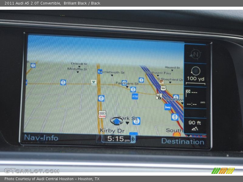Navigation of 2011 A5 2.0T Convertible