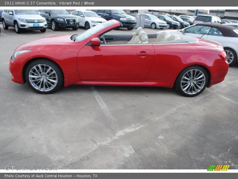 Vibrant Red / Wheat 2011 Infiniti G 37 Convertible