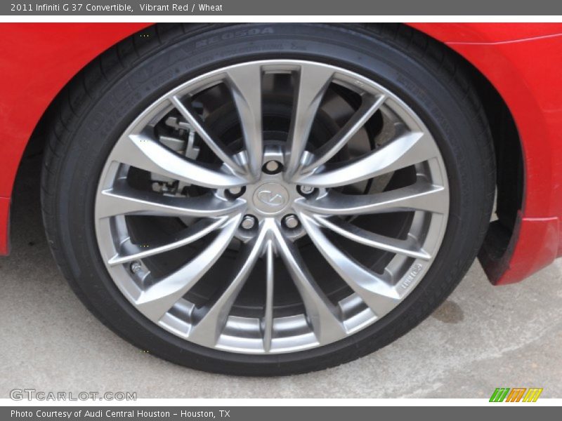 Vibrant Red / Wheat 2011 Infiniti G 37 Convertible