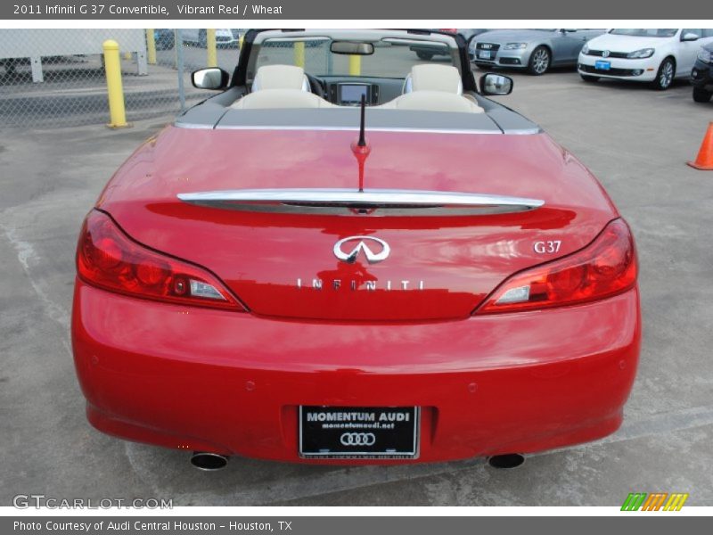 Vibrant Red / Wheat 2011 Infiniti G 37 Convertible