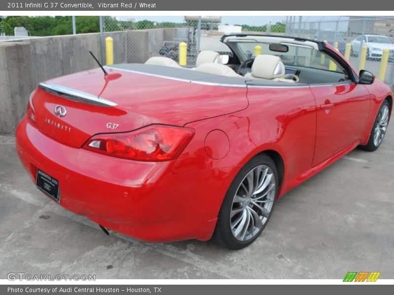 Vibrant Red / Wheat 2011 Infiniti G 37 Convertible