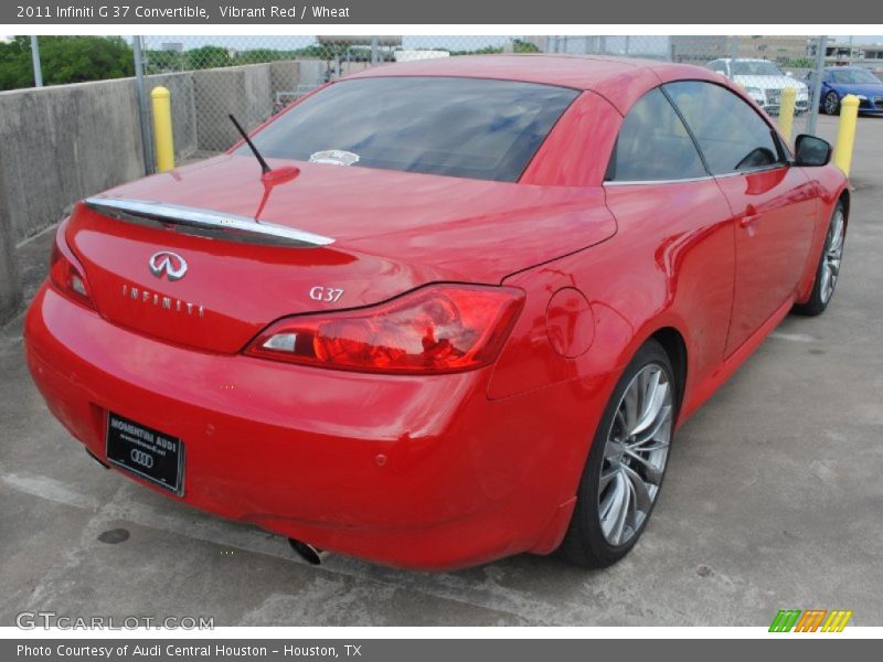 Vibrant Red / Wheat 2011 Infiniti G 37 Convertible