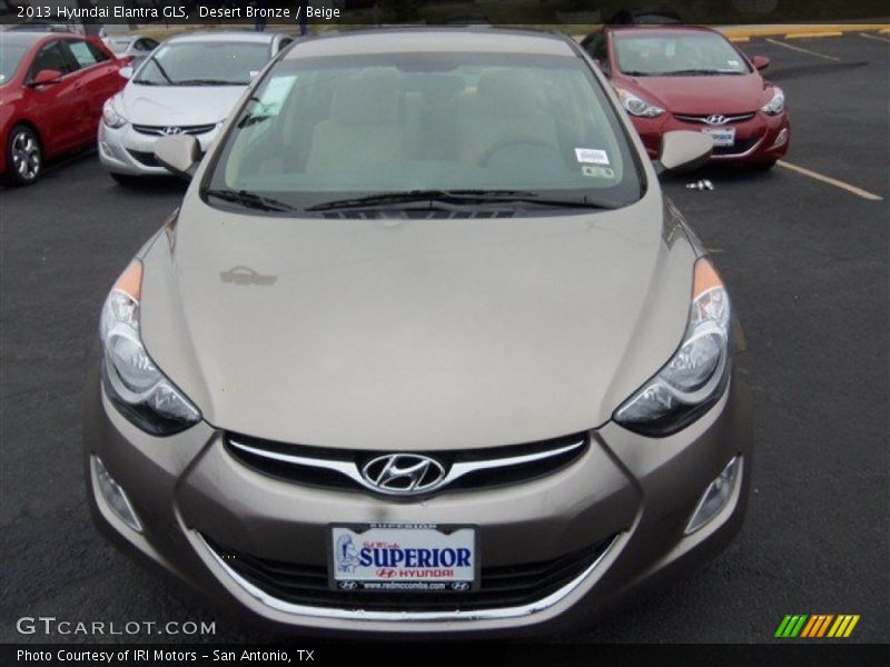 Desert Bronze / Beige 2013 Hyundai Elantra GLS