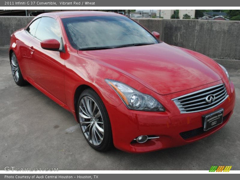Vibrant Red / Wheat 2011 Infiniti G 37 Convertible