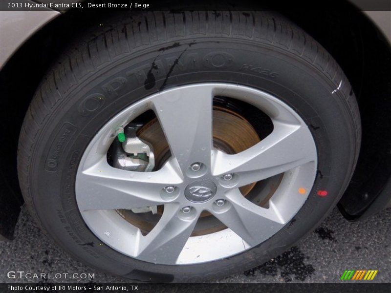 Desert Bronze / Beige 2013 Hyundai Elantra GLS