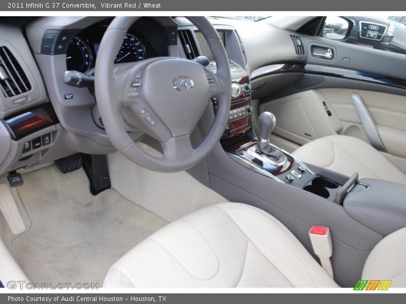 Vibrant Red / Wheat 2011 Infiniti G 37 Convertible