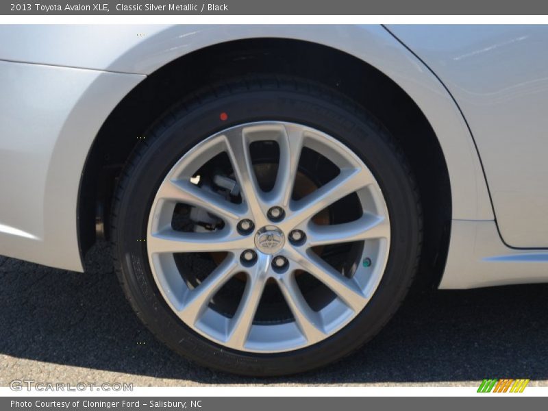Classic Silver Metallic / Black 2013 Toyota Avalon XLE
