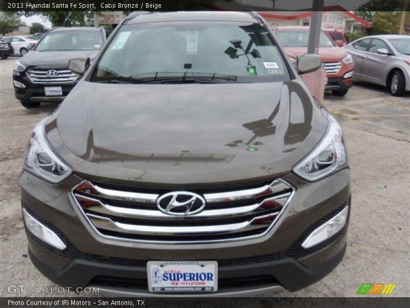 Cabo Bronze / Beige 2013 Hyundai Santa Fe Sport
