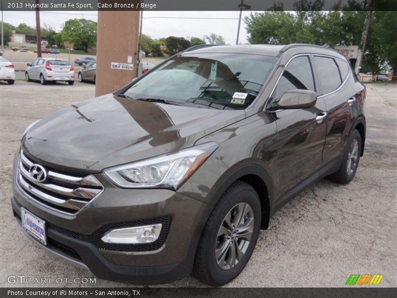 Cabo Bronze / Beige 2013 Hyundai Santa Fe Sport