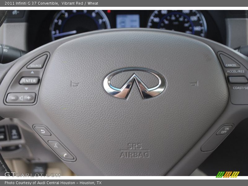 Vibrant Red / Wheat 2011 Infiniti G 37 Convertible