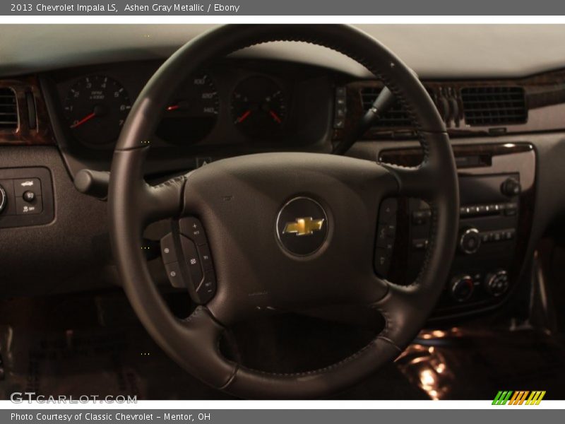 Ashen Gray Metallic / Ebony 2013 Chevrolet Impala LS