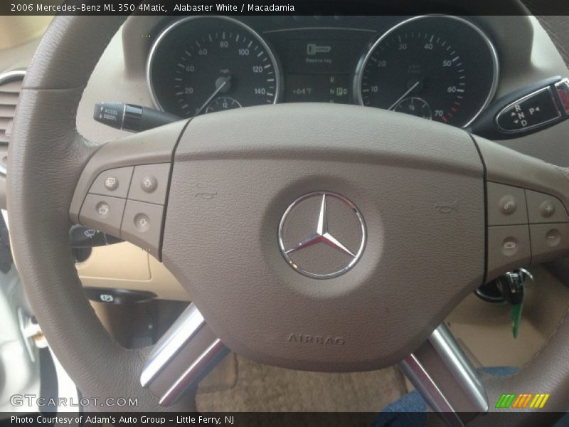 Alabaster White / Macadamia 2006 Mercedes-Benz ML 350 4Matic