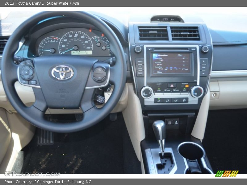 Super White / Ash 2013 Toyota Camry L
