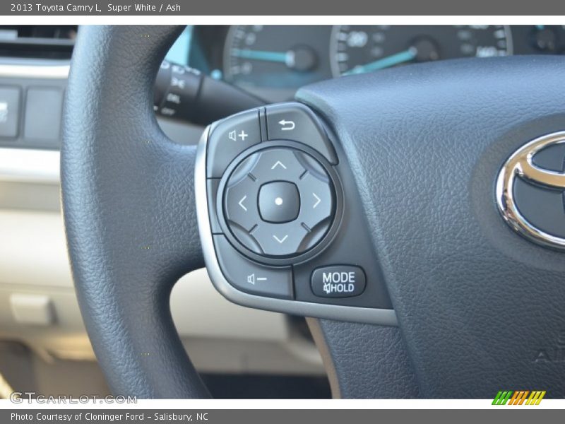 Super White / Ash 2013 Toyota Camry L