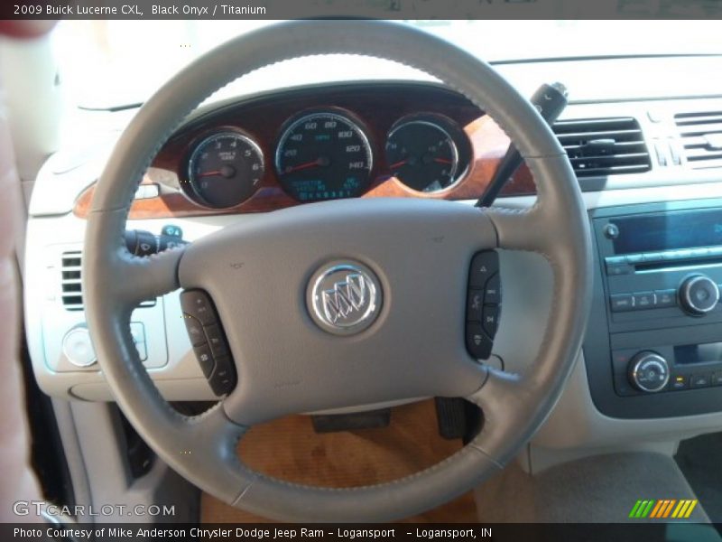 Black Onyx / Titanium 2009 Buick Lucerne CXL