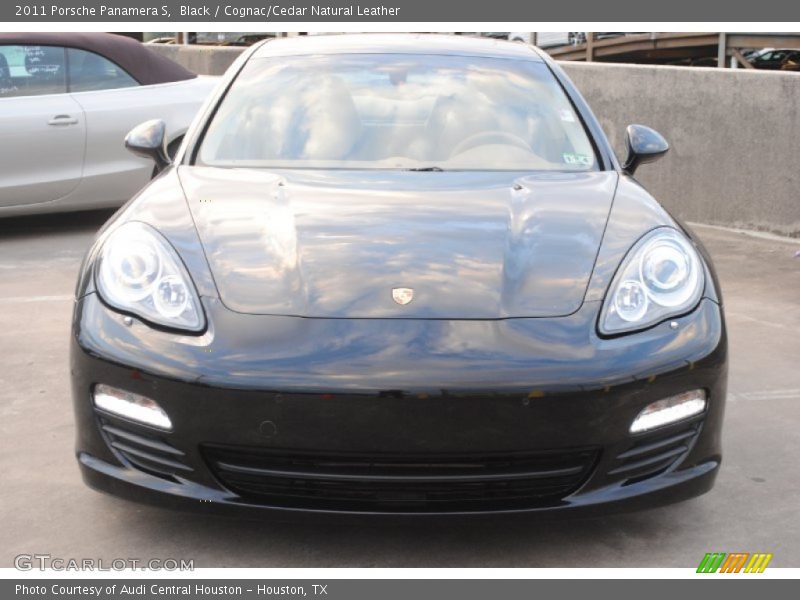 Black / Cognac/Cedar Natural Leather 2011 Porsche Panamera S