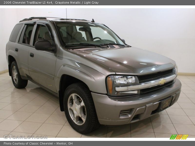 Graystone Metallic / Light Gray 2006 Chevrolet TrailBlazer LS 4x4