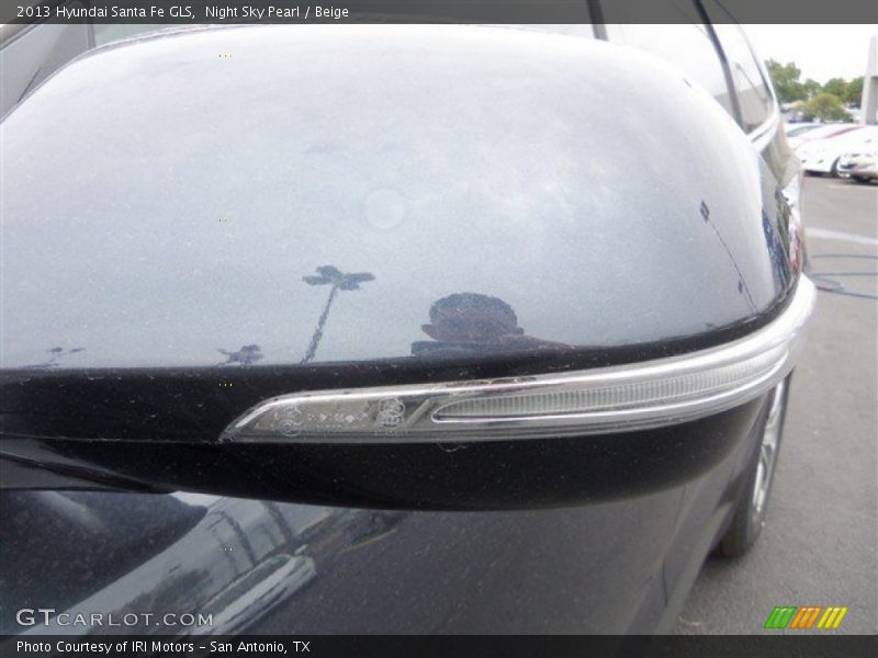 Night Sky Pearl / Beige 2013 Hyundai Santa Fe GLS