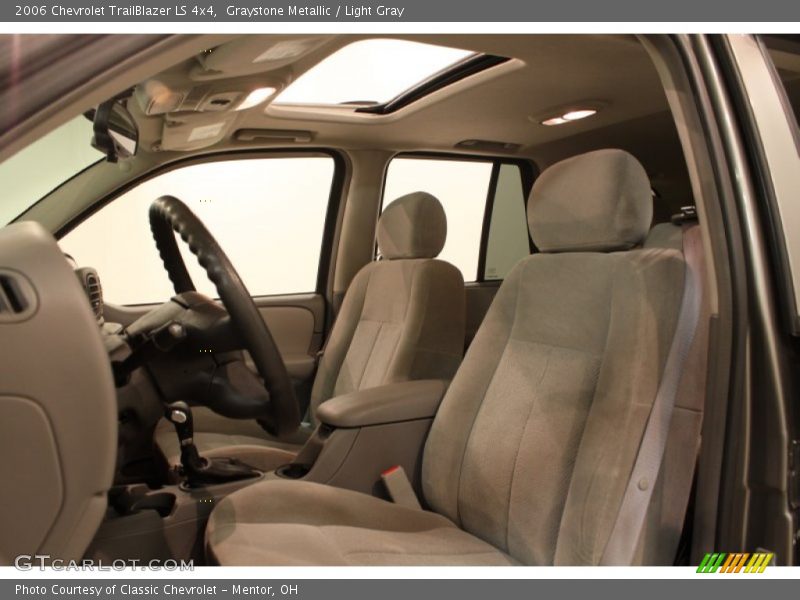 Graystone Metallic / Light Gray 2006 Chevrolet TrailBlazer LS 4x4