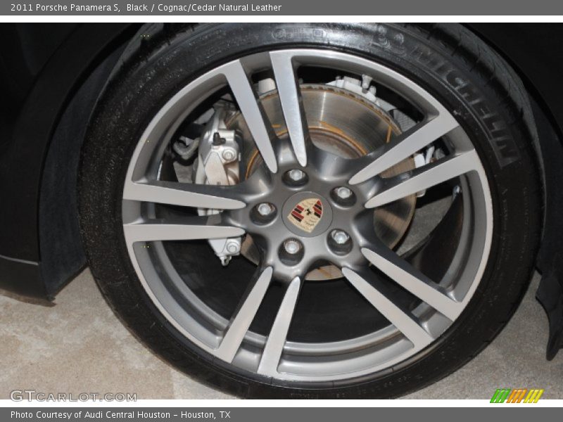 Black / Cognac/Cedar Natural Leather 2011 Porsche Panamera S