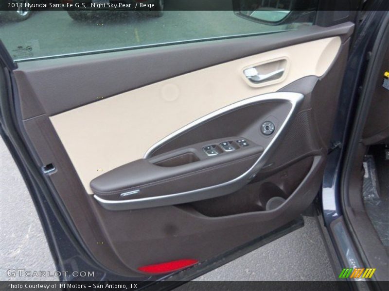 Night Sky Pearl / Beige 2013 Hyundai Santa Fe GLS