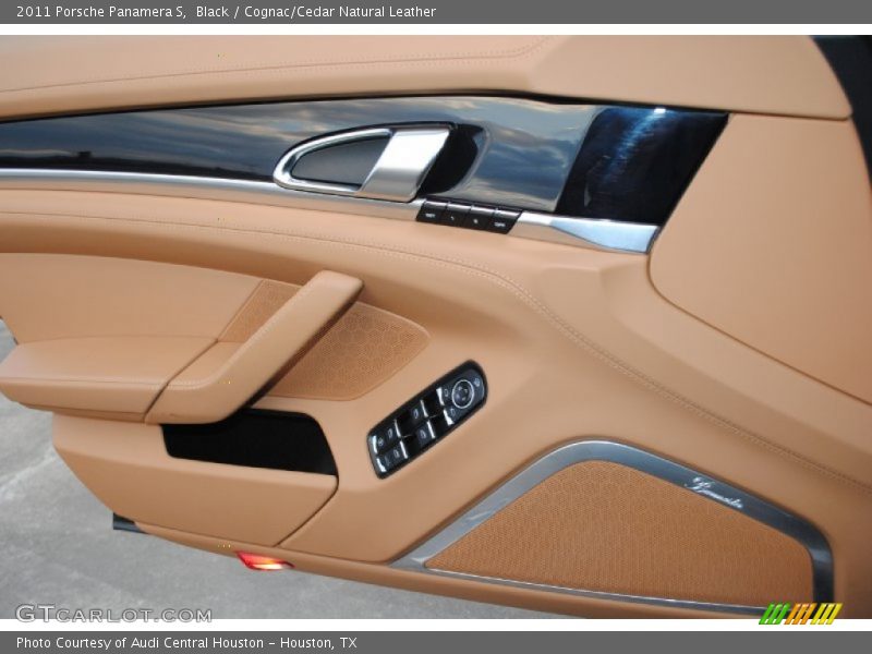 Black / Cognac/Cedar Natural Leather 2011 Porsche Panamera S