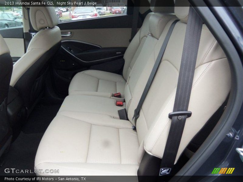 Night Sky Pearl / Beige 2013 Hyundai Santa Fe GLS