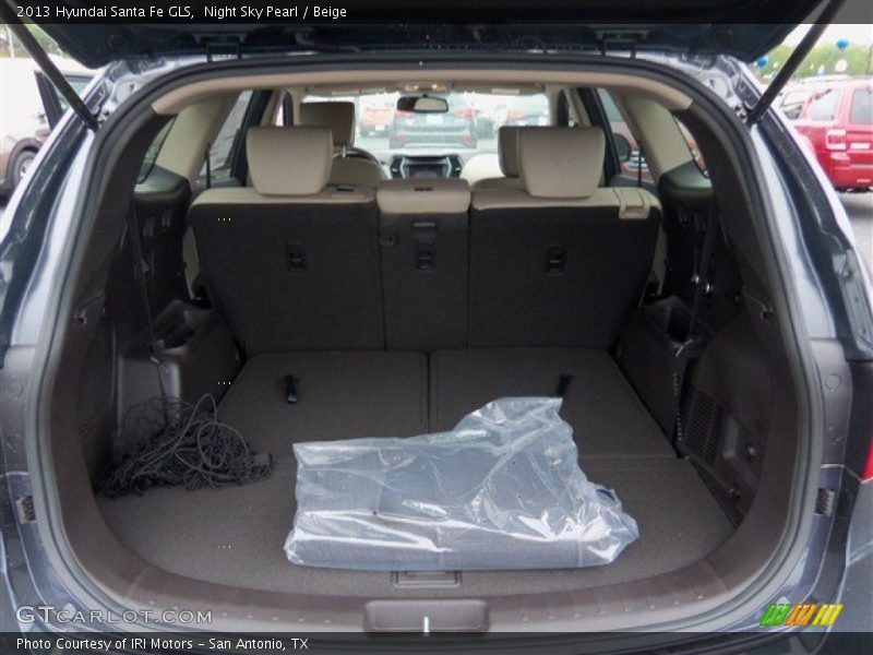 Night Sky Pearl / Beige 2013 Hyundai Santa Fe GLS