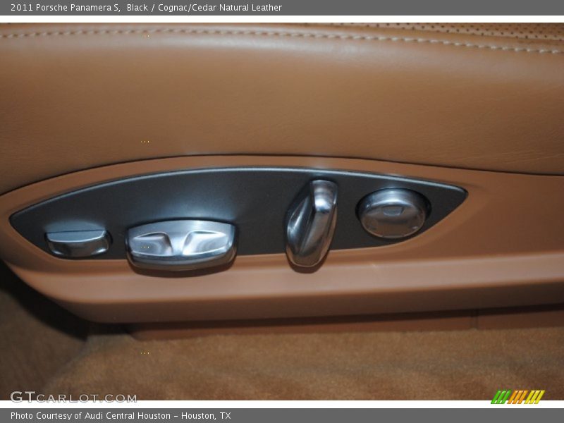 Black / Cognac/Cedar Natural Leather 2011 Porsche Panamera S