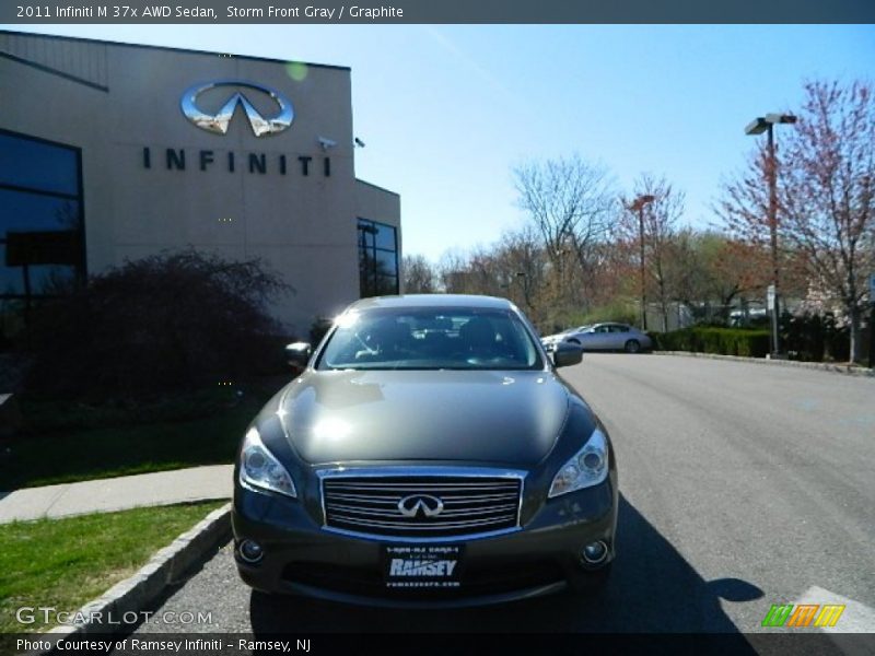 Storm Front Gray / Graphite 2011 Infiniti M 37x AWD Sedan