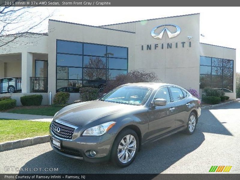 Storm Front Gray / Graphite 2011 Infiniti M 37x AWD Sedan