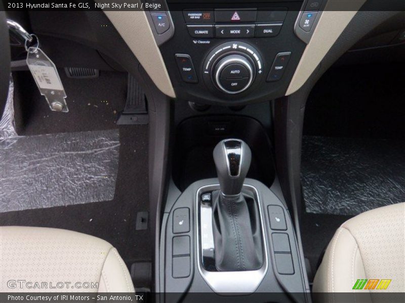 Night Sky Pearl / Beige 2013 Hyundai Santa Fe GLS