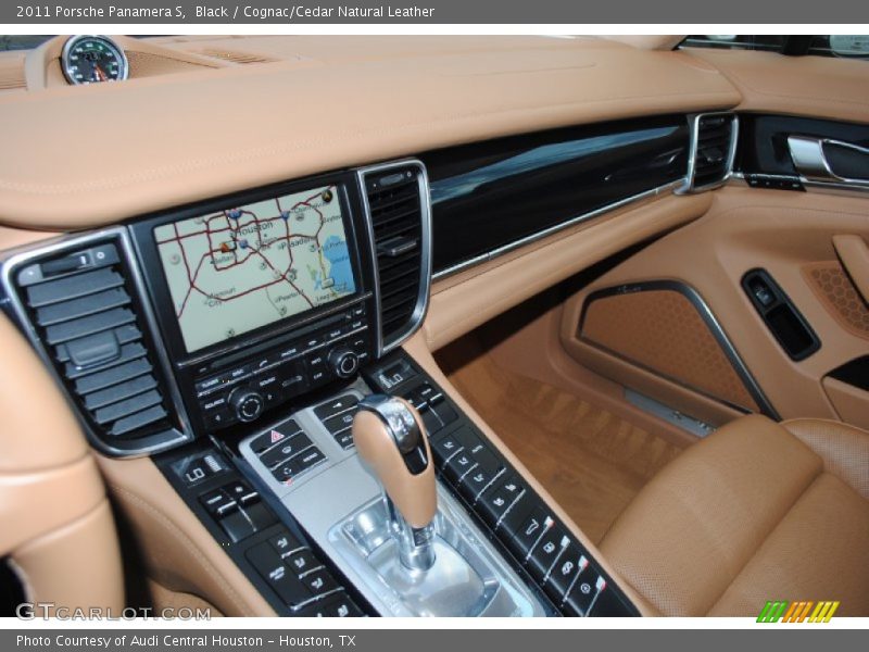 Black / Cognac/Cedar Natural Leather 2011 Porsche Panamera S