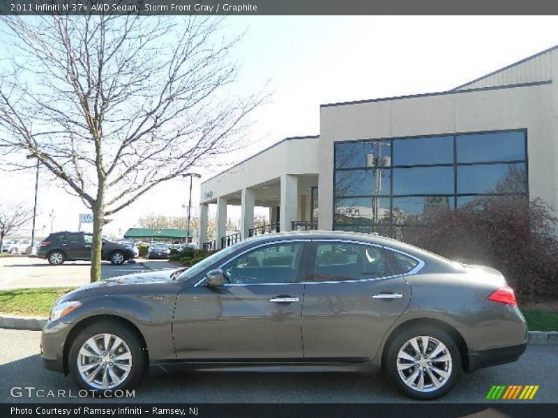 Storm Front Gray / Graphite 2011 Infiniti M 37x AWD Sedan
