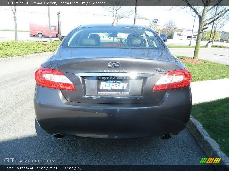 Storm Front Gray / Graphite 2011 Infiniti M 37x AWD Sedan