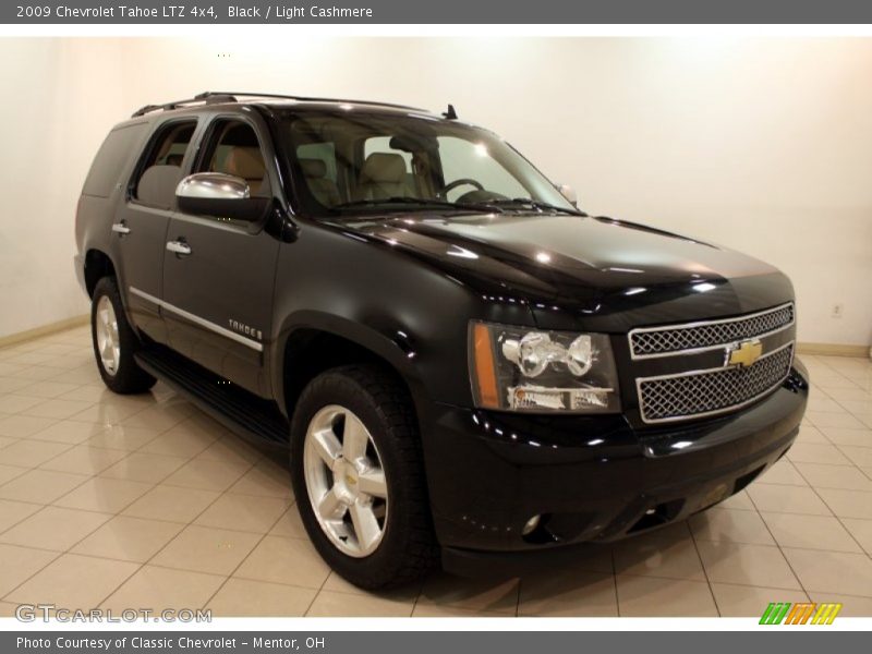 Black / Light Cashmere 2009 Chevrolet Tahoe LTZ 4x4