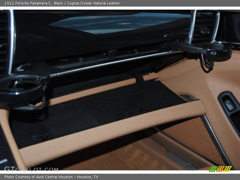 Black / Cognac/Cedar Natural Leather 2011 Porsche Panamera S