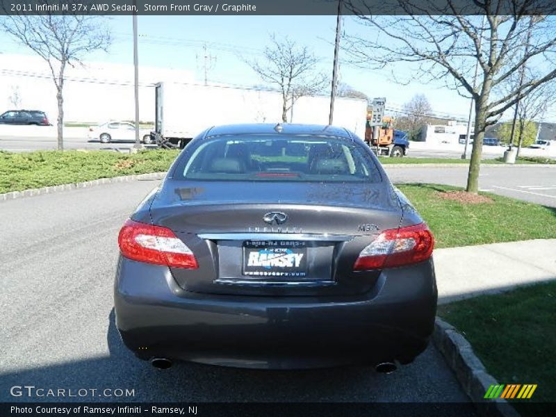 Storm Front Gray / Graphite 2011 Infiniti M 37x AWD Sedan