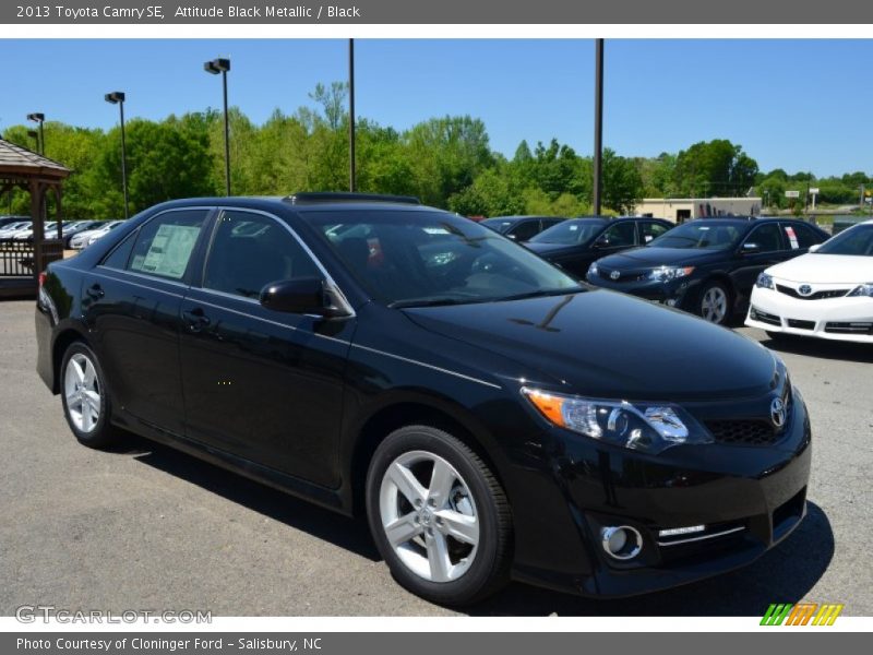 Attitude Black Metallic / Black 2013 Toyota Camry SE