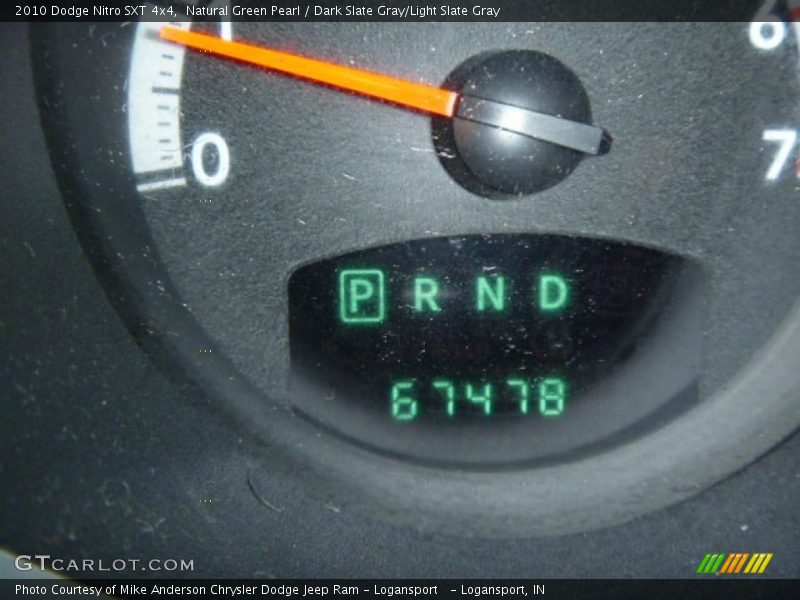 Natural Green Pearl / Dark Slate Gray/Light Slate Gray 2010 Dodge Nitro SXT 4x4