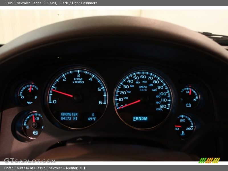 Black / Light Cashmere 2009 Chevrolet Tahoe LTZ 4x4