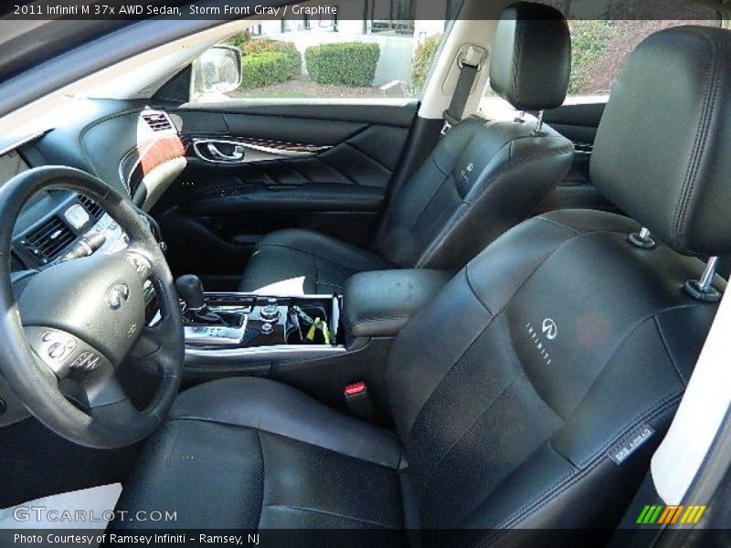 Storm Front Gray / Graphite 2011 Infiniti M 37x AWD Sedan