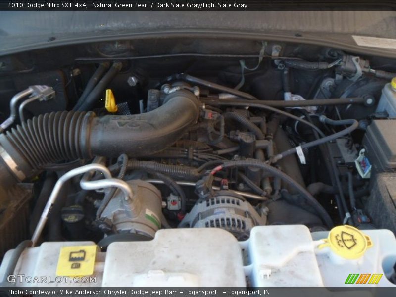 Natural Green Pearl / Dark Slate Gray/Light Slate Gray 2010 Dodge Nitro SXT 4x4