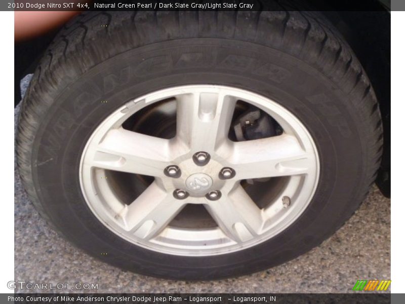 Natural Green Pearl / Dark Slate Gray/Light Slate Gray 2010 Dodge Nitro SXT 4x4