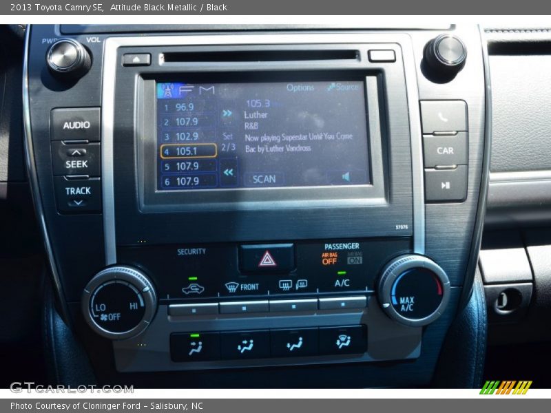 Attitude Black Metallic / Black 2013 Toyota Camry SE