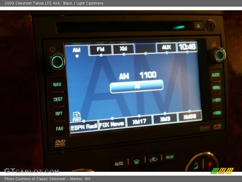 Black / Light Cashmere 2009 Chevrolet Tahoe LTZ 4x4